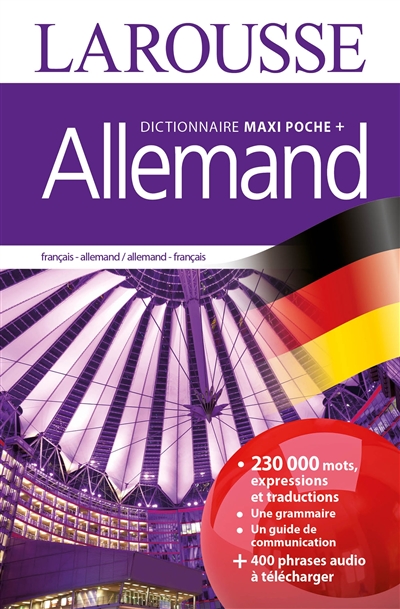 Dictionnaire maxipoche + allemand : français-allemand, allemand-français