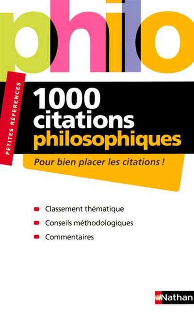 1.000 citations philosophiques