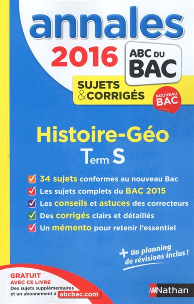 Histoire géo, terminale S :...
