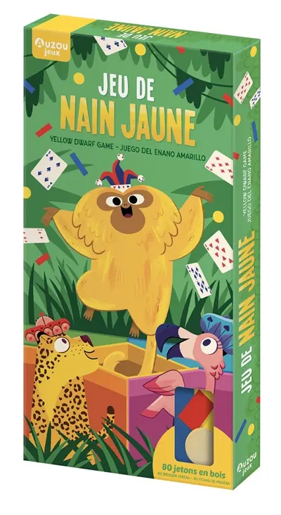 Jeu de nain jaune. Yellow dwarf game. Juego del enano amarillo