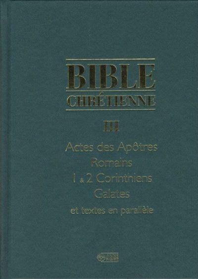 Bible chrétienne III 3