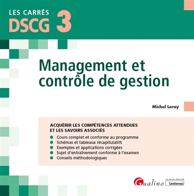 Management et contrôle de gestion, DSCG 3