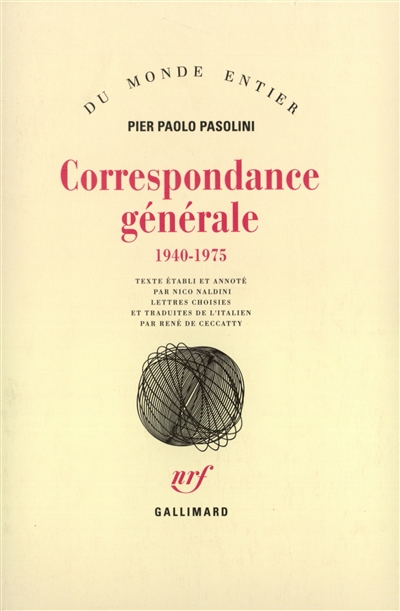 Correspondance générale : 1940-1975