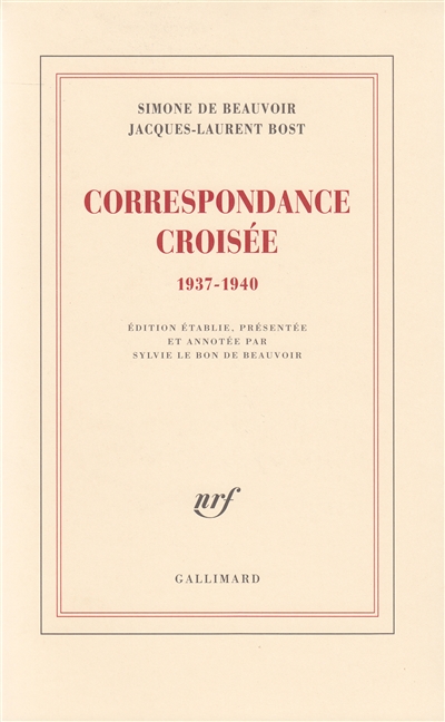 correspondance croisée : 1937-1940