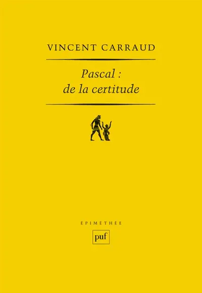 Pascal : de la certitude