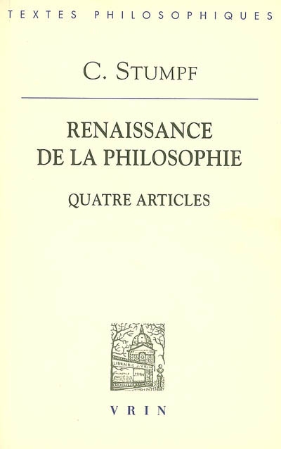 Renaissance de la philosophie : quatre articles