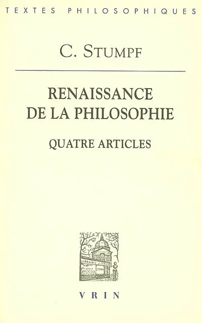 Renaissance de la philosophie : quatre articles