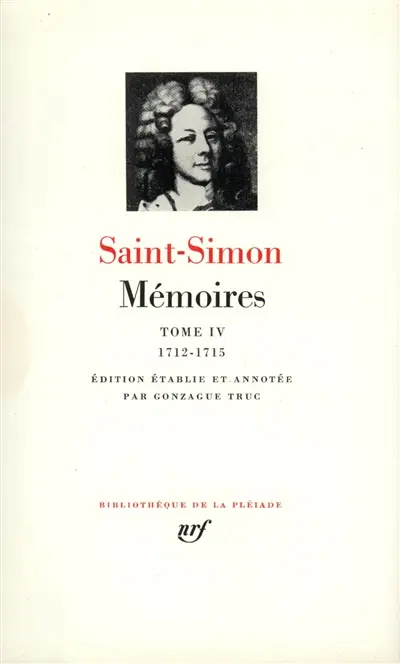 Mémoires. Vol. 4. 1712-1715