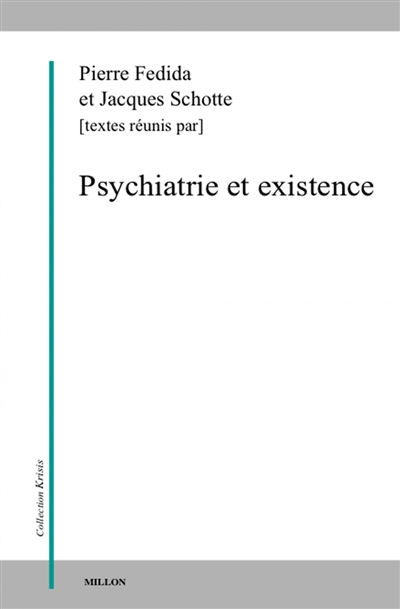 Psychiatrie et existence : Décade de Cérisy, 1989