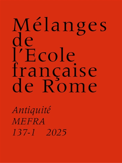 Mélanges de l'Ecole...