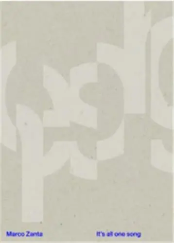 Marco Zanta It's All One Song