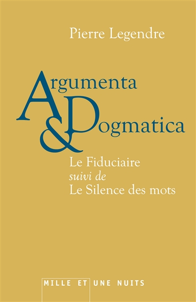 Argumenta & dogmatica