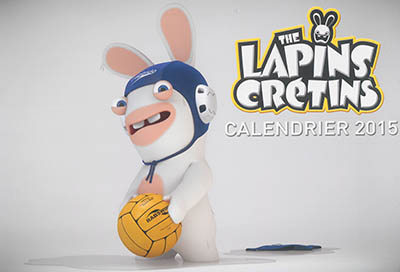 The lapins crétins : calendrier 2015