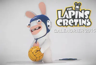 The lapins crétins : calendrier 2015
