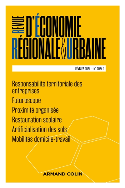 Revue d'économie régionale...