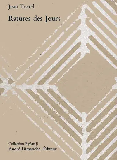 Rature des jours : 1955-1979