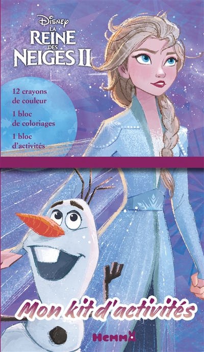 La reine des neiges 2 : mon kit d'activités : Elsa et Olaf