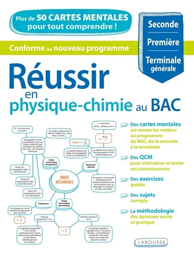 Réussir la physique-chimie au bac en cartes mentales
