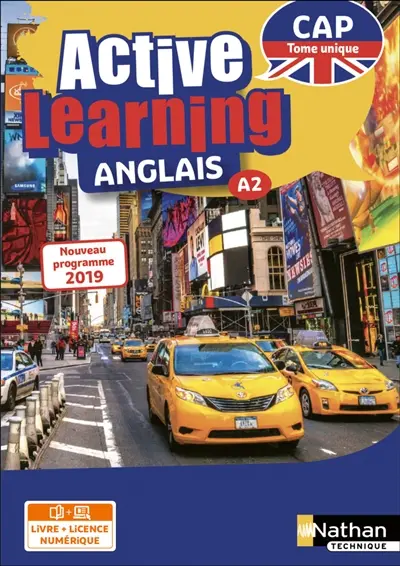 Active learning, anglais CAP tome unique, A2 : nouveau programme 2019