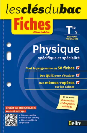 Physique, spécifique et spécialité, terminale S : nouveau programme
