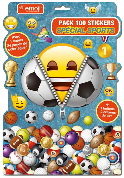 Emoji : pack 100 stickers spécial sports