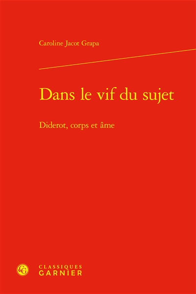 Dans le vif du sujet :...