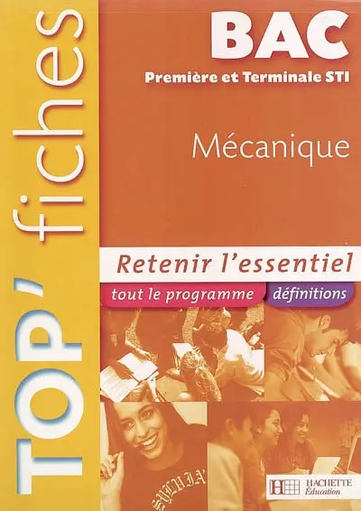 Mécanique bac première et terminale STI