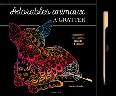 Adorables animaux à gratter