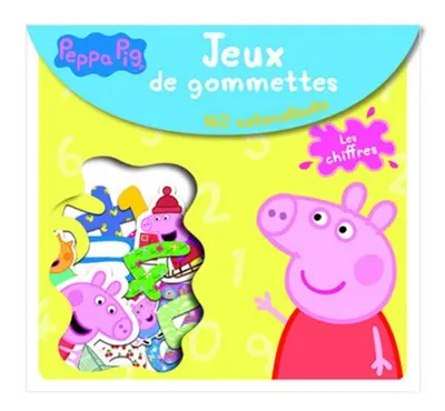 Peppa Pig : jeux de gommettes : les chiffres