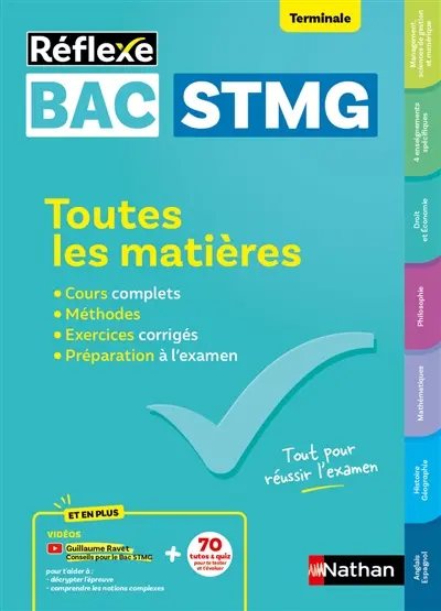 Bac STMG terminale : toutes les matières Bac STMG terminale : toutes les matières