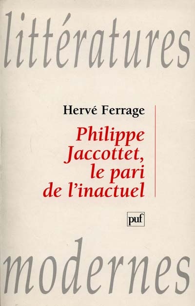 Philippe Jaccottet, le pari de l'inactuel