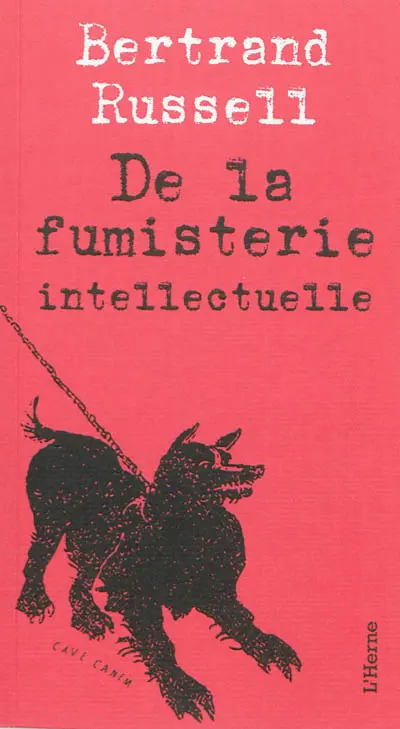 De la fumisterie intellectuelle