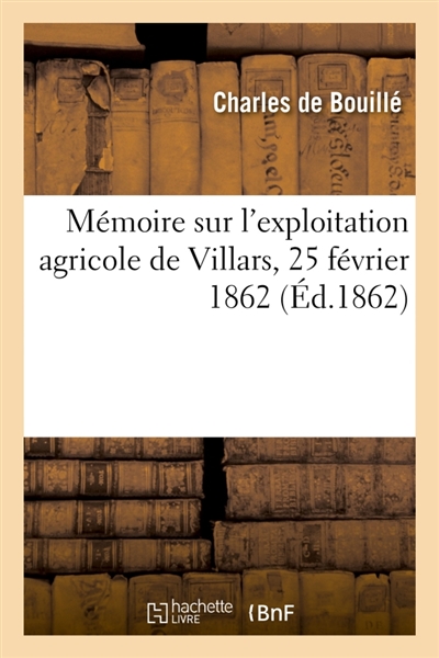 Mémoire sur l'exploitation...