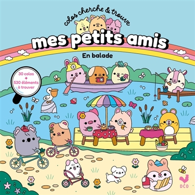 Mes petits amis : Coloriages et cherche & trouve : En balade