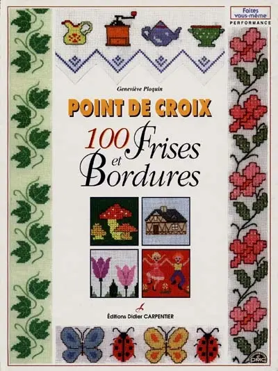 Point de croix : frises et bordures