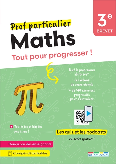 Maths 3e, brevet : tout pour progresser !