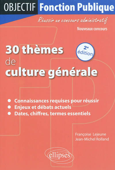 30 thèmes de culture générale