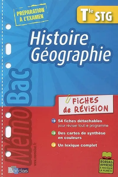 Histoire géographie Tle STG