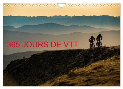 365 jours de VTT (Calendrier mural 2025 DIN A4 vertical), CALVENDO calendrier mensuel : Les images de VTT les plus spectaculaires pour les 12 mois de l'année !