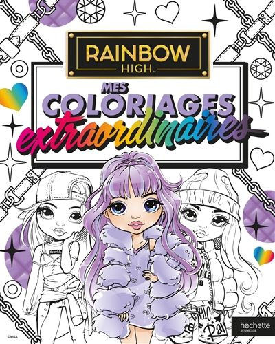Rainbow High : mes coloriages extraordinaires
