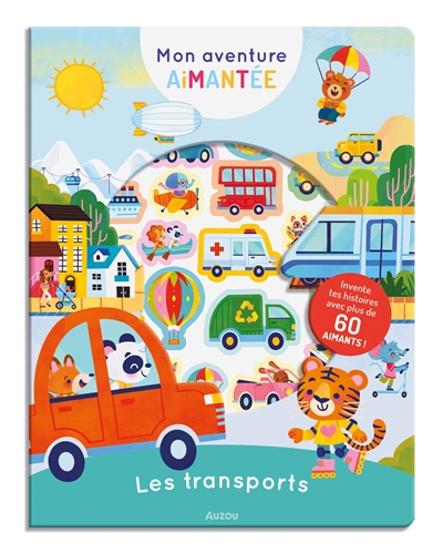 les transports : invente tes histoires avec plus de 60 aimants !