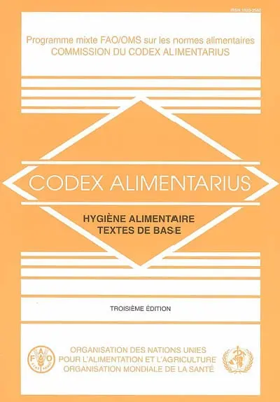 Hygiène alimentaire, textes de base