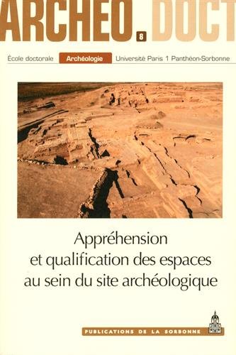 Appréhension et qualification des espaces au sein du site archéologique : actes de la 8e Journée doctorale d'archéologie, Paris, 22 mai 2013