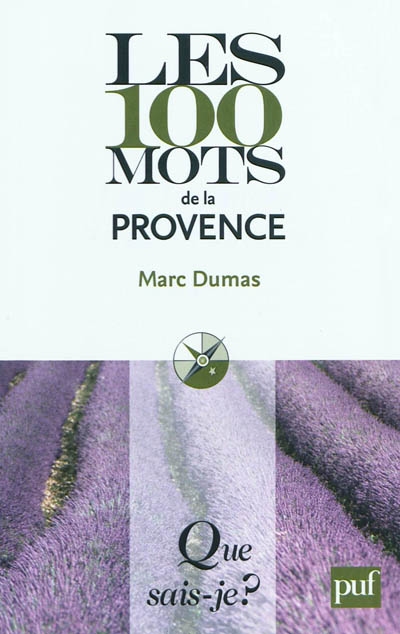 couverture du livre Les 100 mots de la Provence