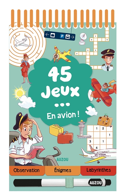 45 jeux... en avion !