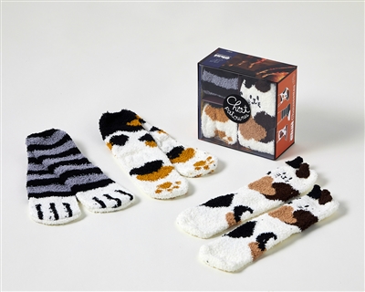 Les goûters de la famille chat chaussettes : chat patounes