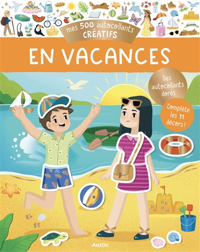 en vacances : mes 500 autocollants créatifs