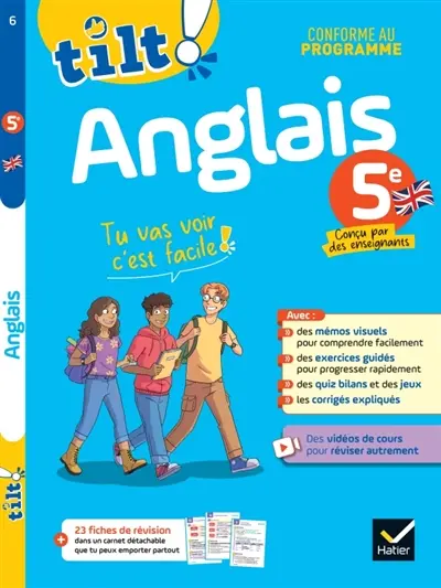 Anglais 5e : conforme au programme
