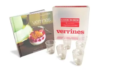 Cook'in box. Verrines : 45 recettes + 6 petites verrines : apéros et gourmandises