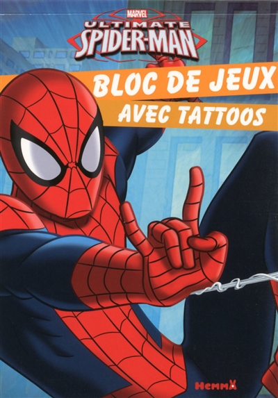 Marvel ultimate Spider-Man : bloc de jeux avec tattoos